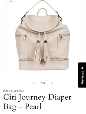 Citi Collective Diaper Bag Backpack - Pearl